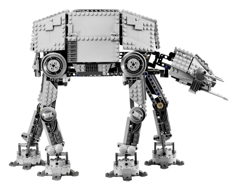 Illustration for article titled Star Wars AT-AT Made of LEGO, Motorized for Your Amusement